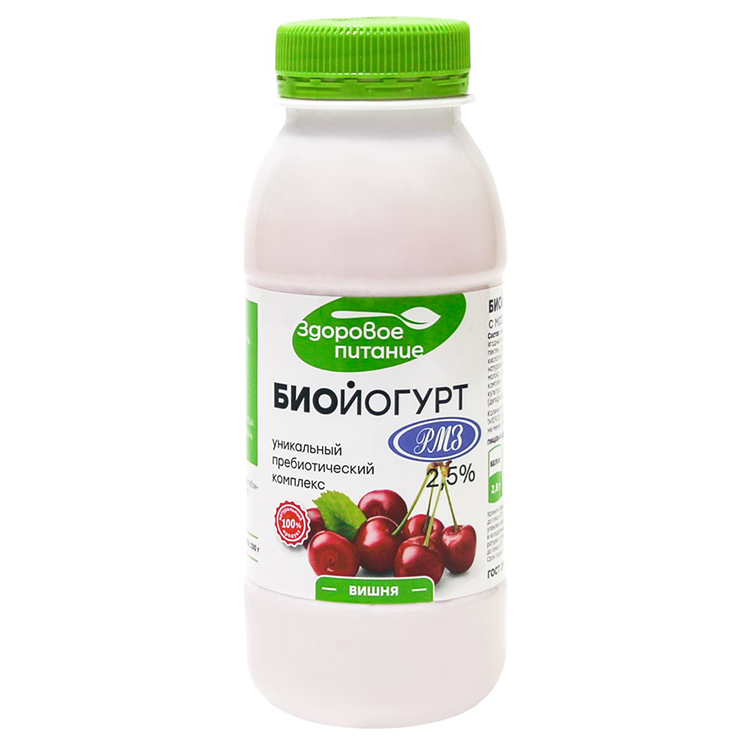 

Питьевой йогурт Мз республиканский вишня 2,5% 230 г