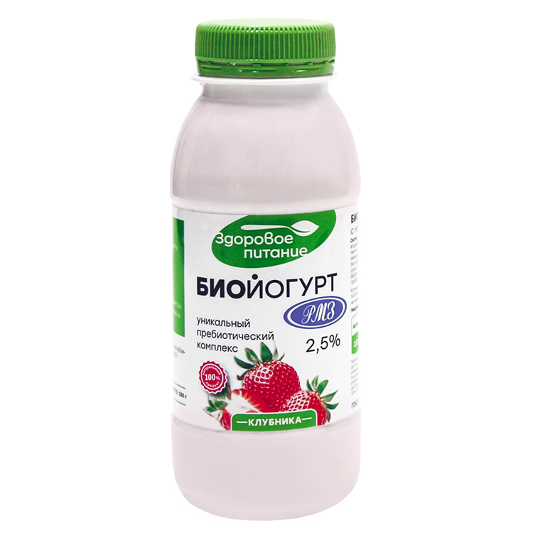 

Питьевой йогурт Мз республиканский клубника 2,5% 230 г