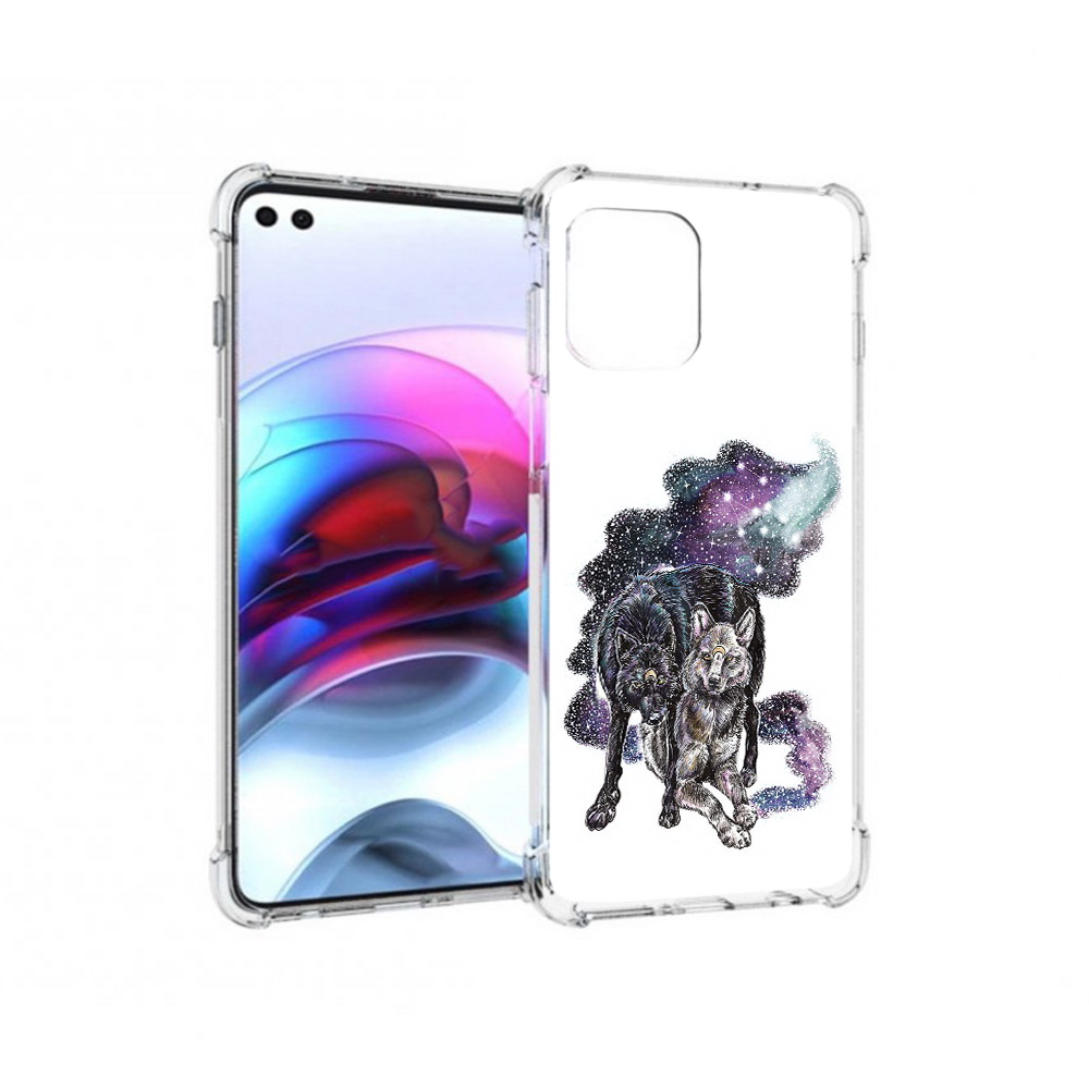 

Чехол MyPads Tocco для Motorola Edge звездные волки (PT157712.351.352), Прозрачный, Tocco