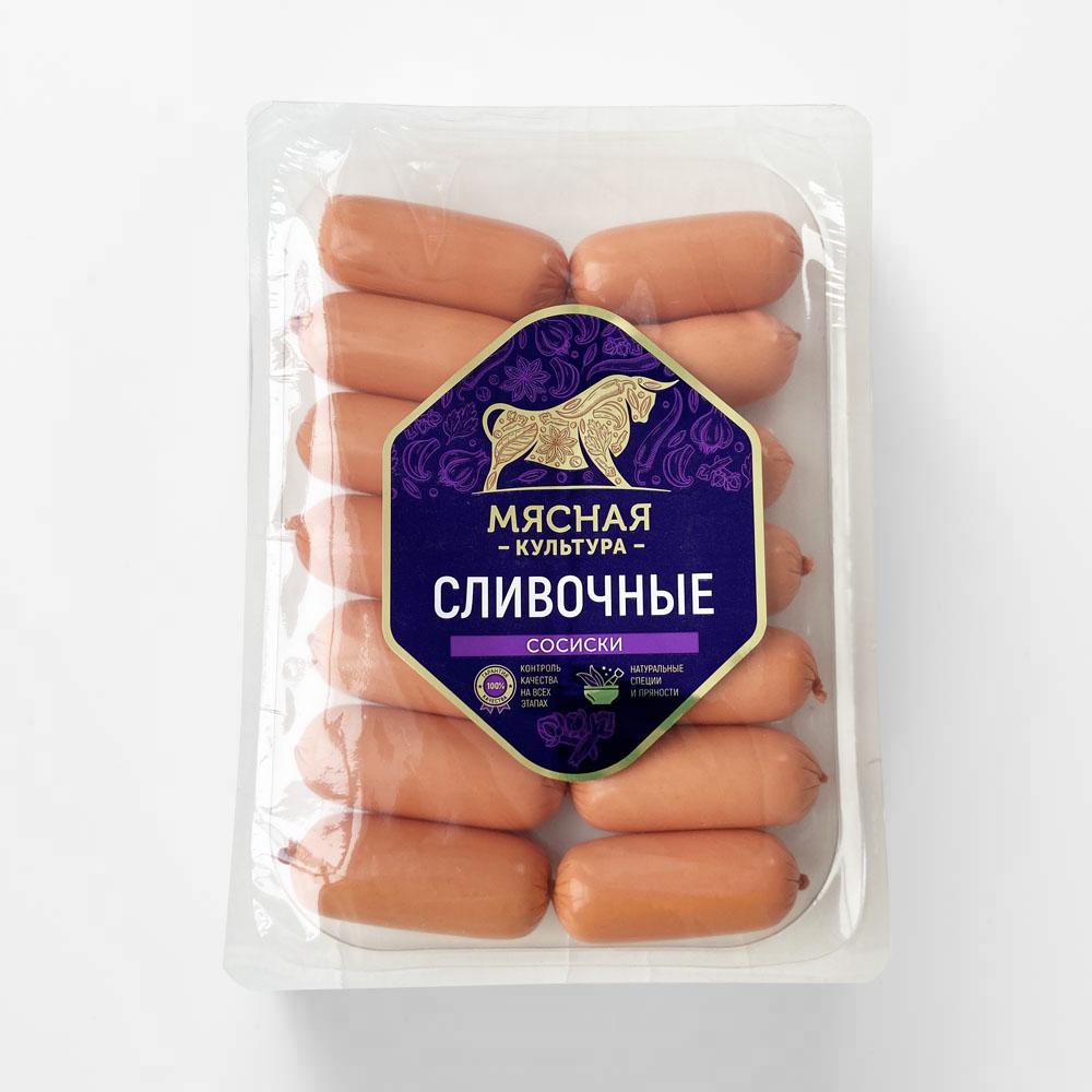 

Сосиски Мясная культура Сливочные вареные 350 г