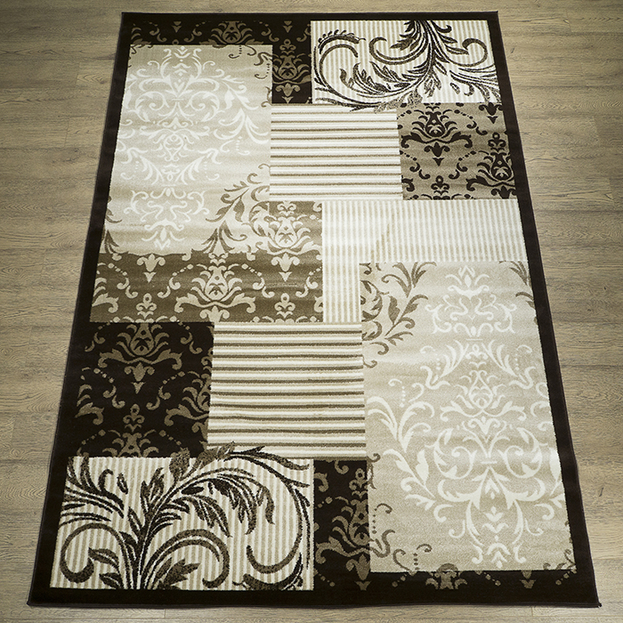 

Ковёр Kitroom Круиз 250x350 прямоугольный бежевый/коричневый 22304