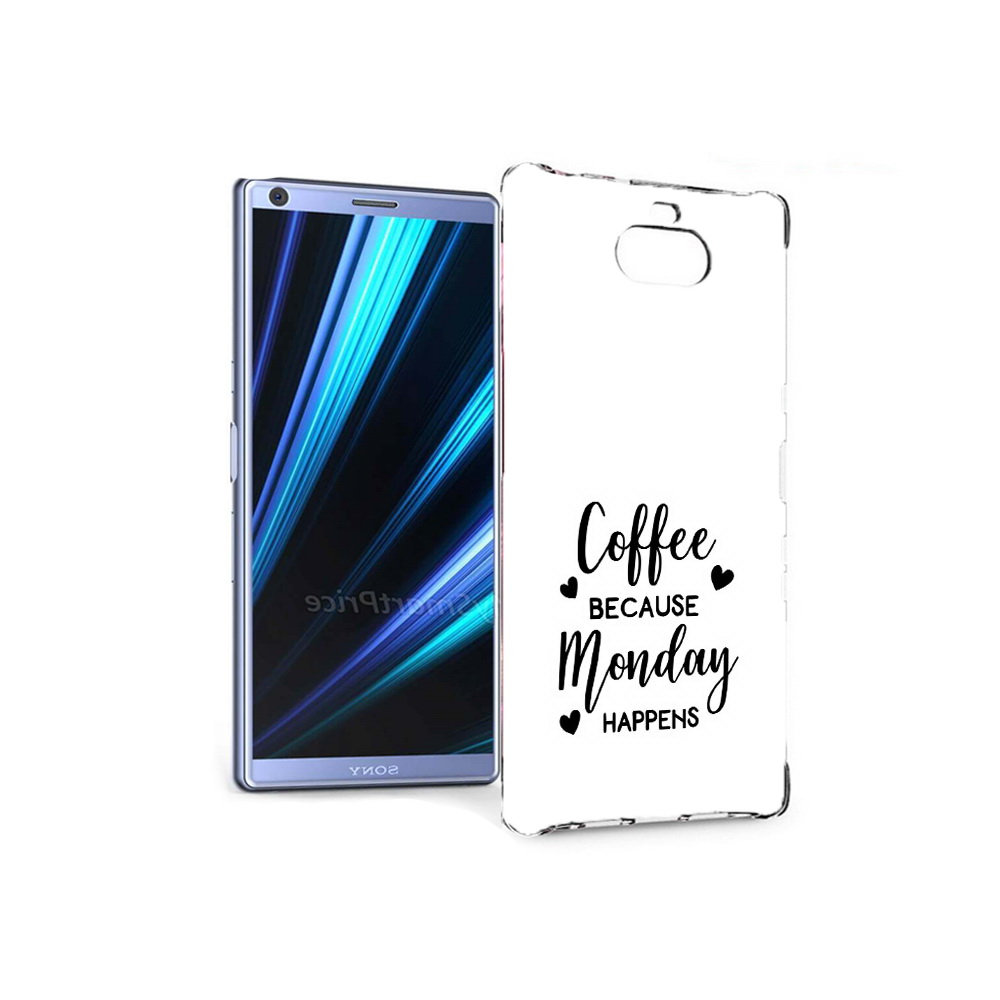 

Чехол MyPads Tocco для Sony Xperia 10 кофе и понедельник стал счастливым, Прозрачный, Tocco