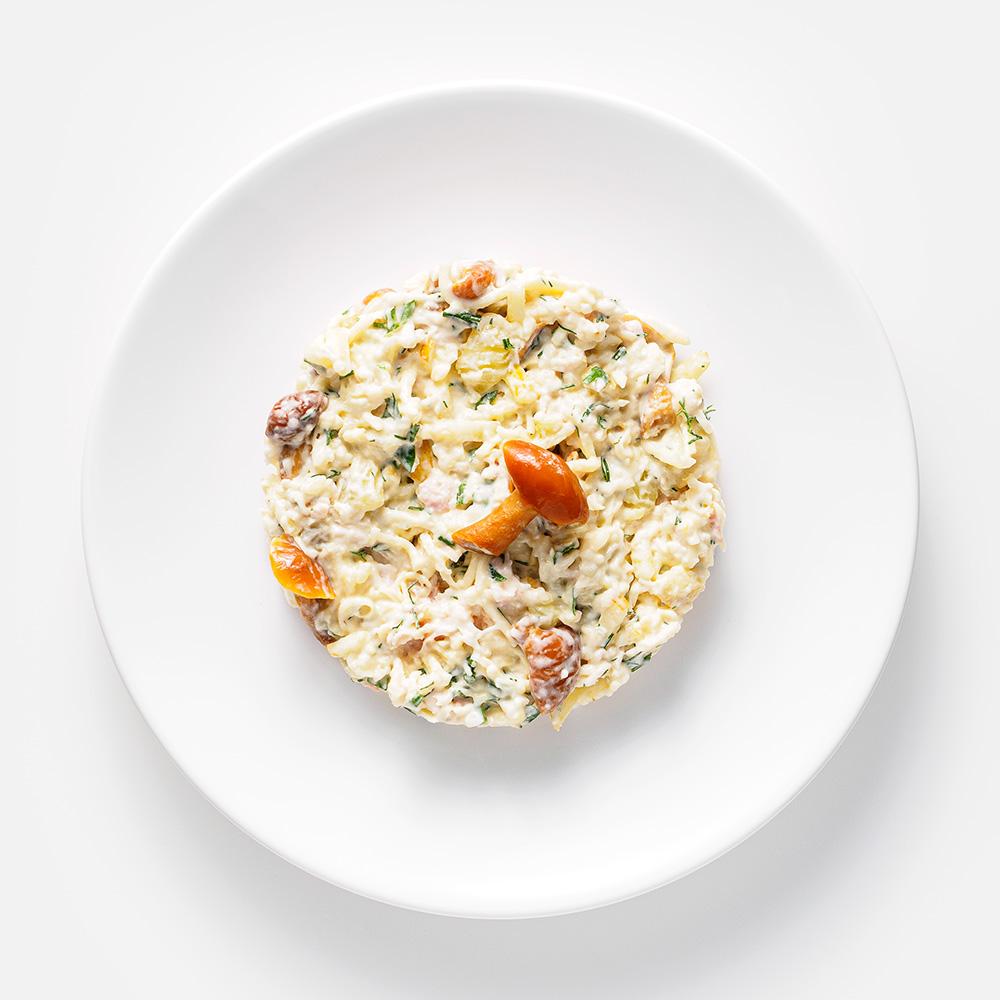 

Салат Киты Еды Грибной с курицей 200 г