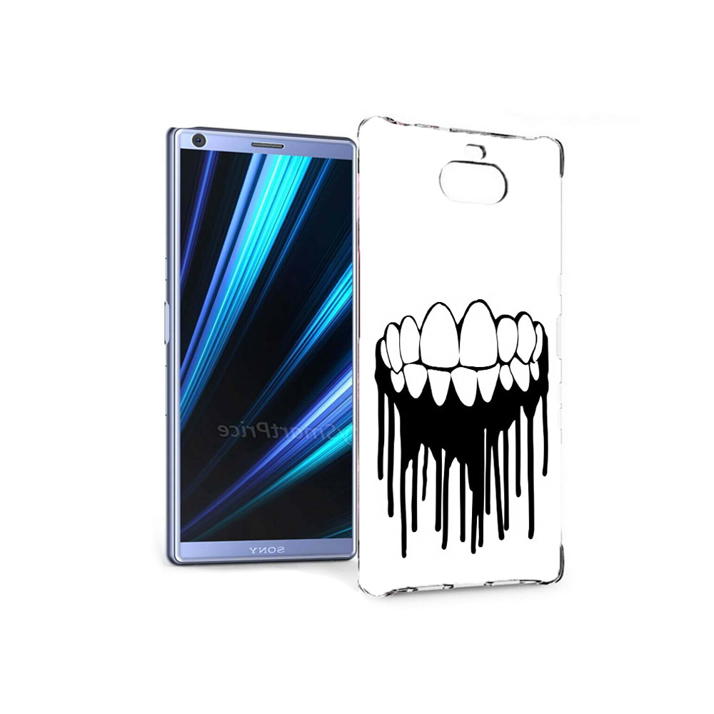 

Чехол MyPads Tocco для Sony Xperia 10 зубы (PT125953.225.372), Прозрачный, Tocco