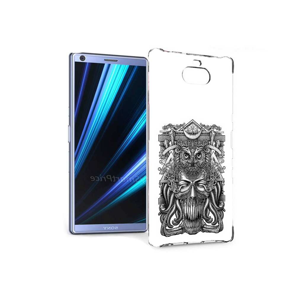 

Чехол MyPads Tocco для Sony Xperia 10 зубастая сова (PT125953.225.369), Прозрачный, Tocco