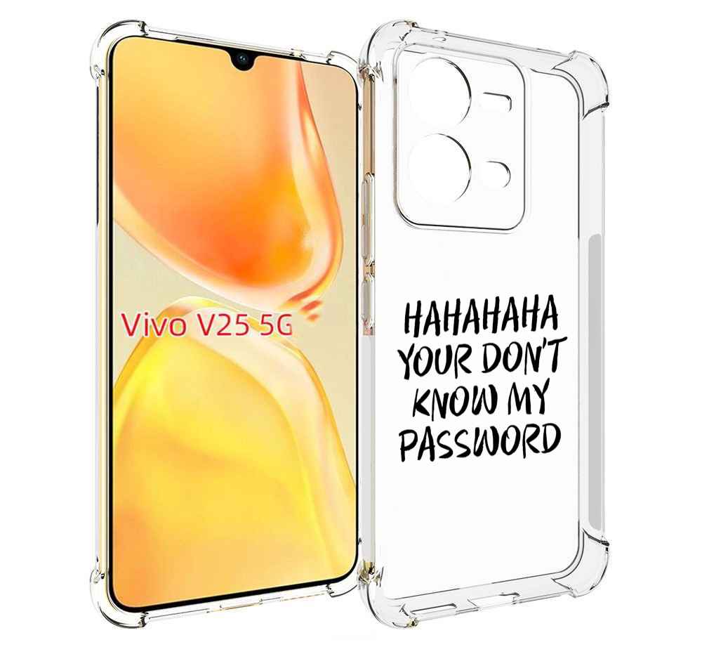 

Чехол MyPads Мой-пароль для Vivo V25 5G / V25e, Прозрачный, Tocco