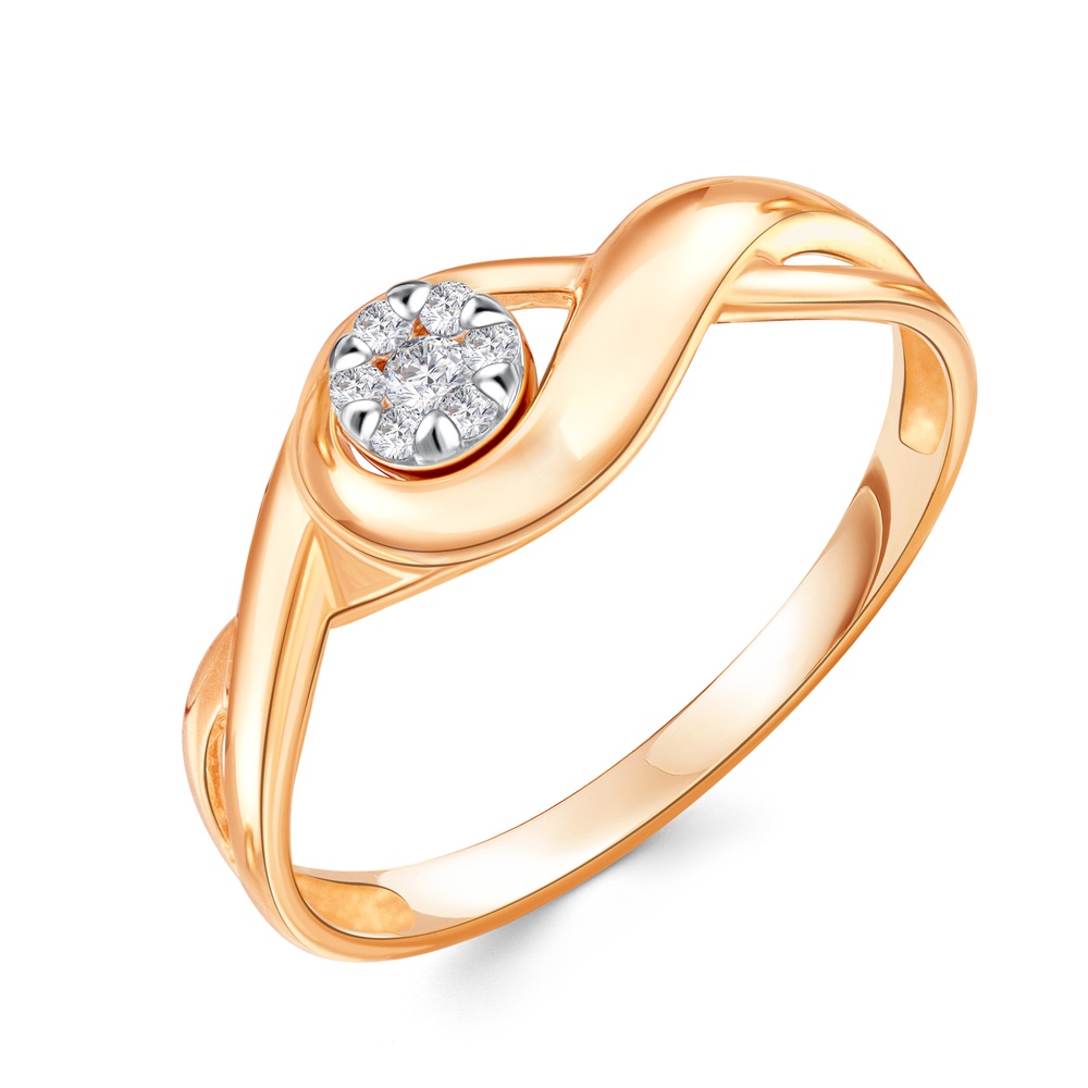 

Кольцо из золота р. , 585Gold 301011964, фианит, 301011964