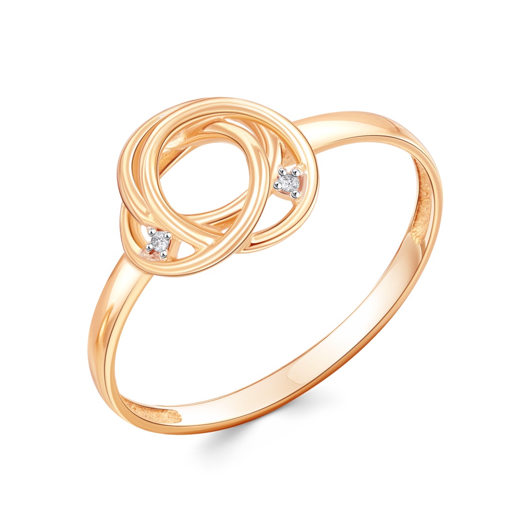 

Кольцо из красного золота с фианитом р.  585Gold 301011977, 301011977