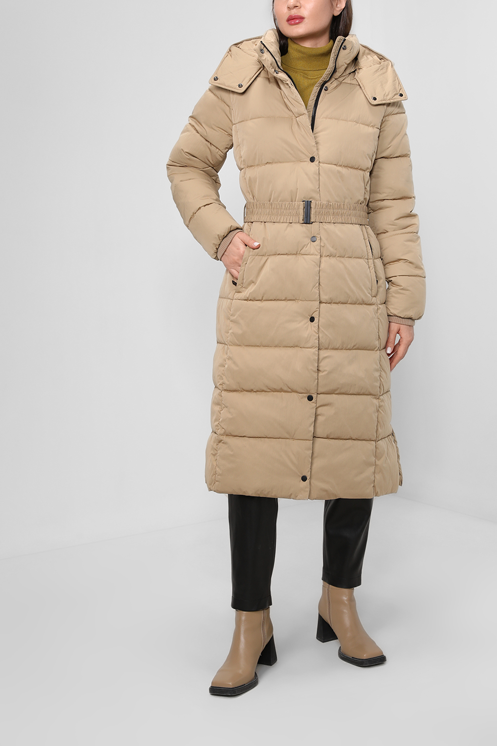 Пальто женское Esprit Casual 092EE1G324 бежевое L