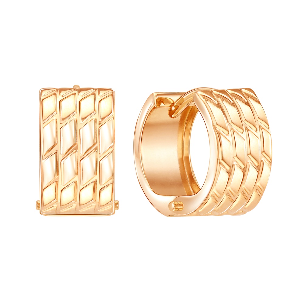 

Серьги конго из красного золота 585Gold 402004493, 402004493