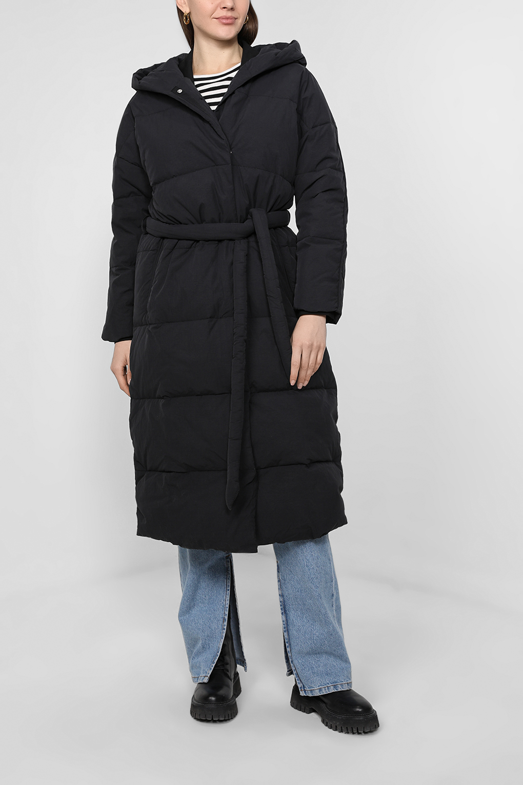 Пальто женское Esprit Casual 092EE1G321 черное XL