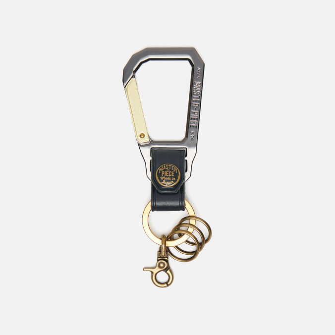 

Брелок мужской Master-piece Carabiner, синий, Carabiner