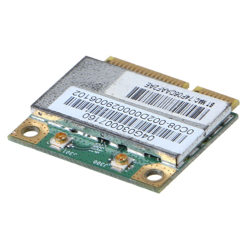 

Приемник Wi-Fi NoBrand для компьютера Mini PCI-e 802.11a; 802.11g, Зеленый;белый