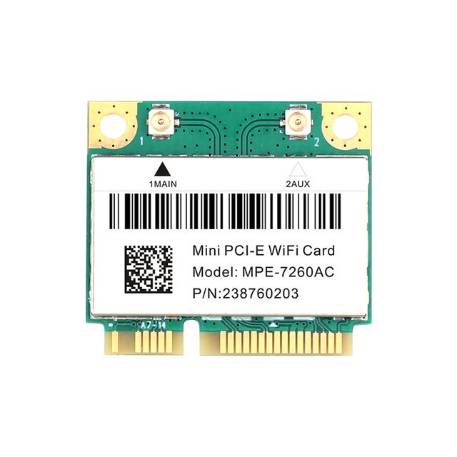 

Приемник Wi-Fi NoBrand для компьютера Mini PCI-e 802.11ac, Зеленый;белый