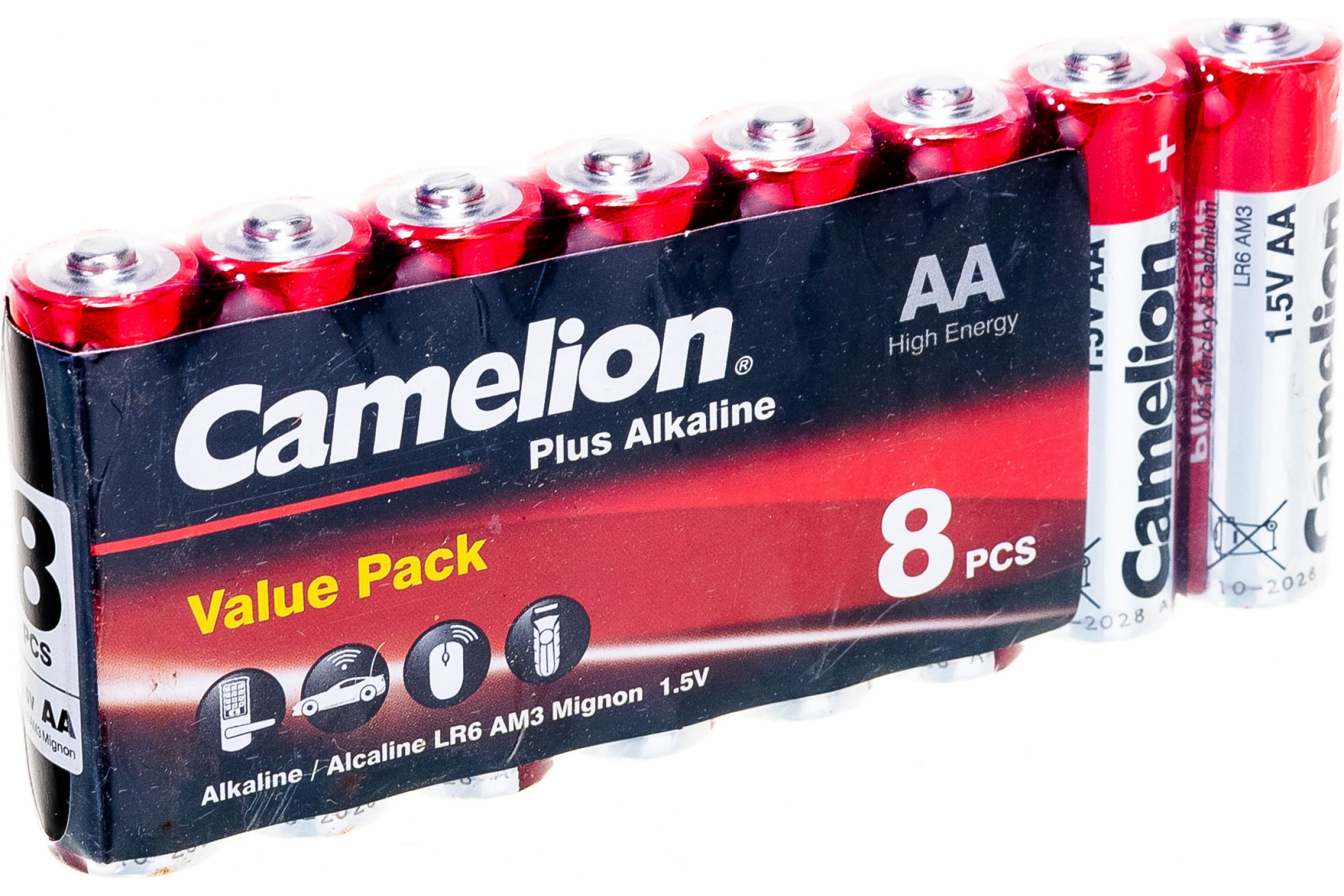 Батарейка AA - Camelion Alkaline LR6-SP8 Plus (8 штук)