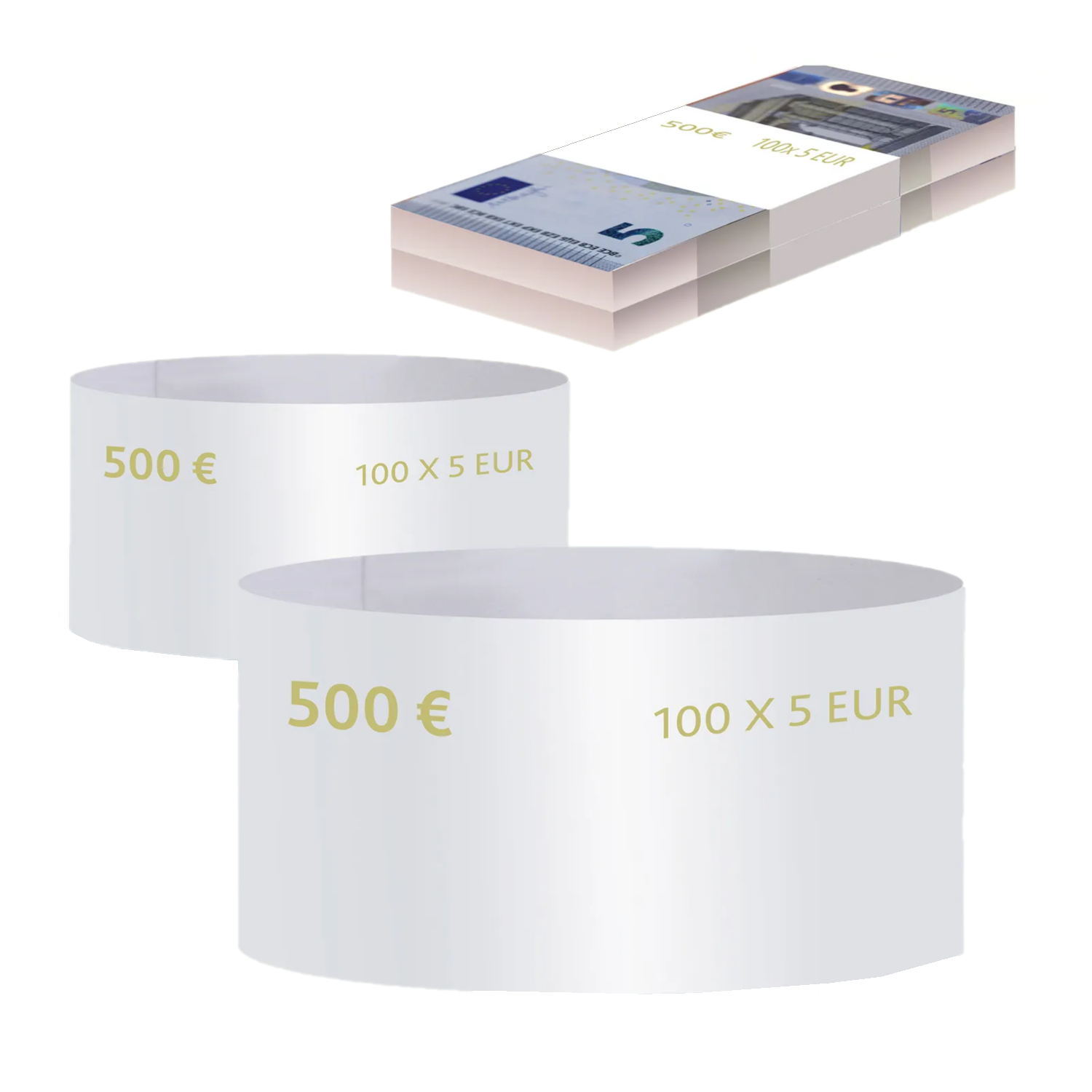 Бандероли кольцевые, комплект 500 шт., номинал 5 евро