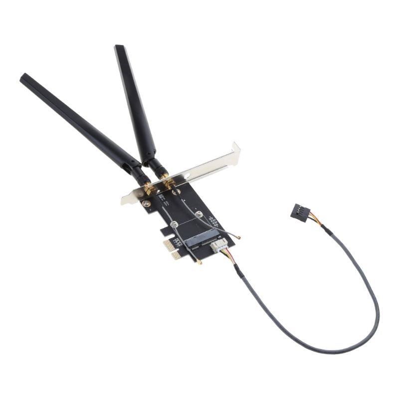 

Приемник Wi-Fi NoBrand для компьютера Mini PCI-e, Зеленый;белый