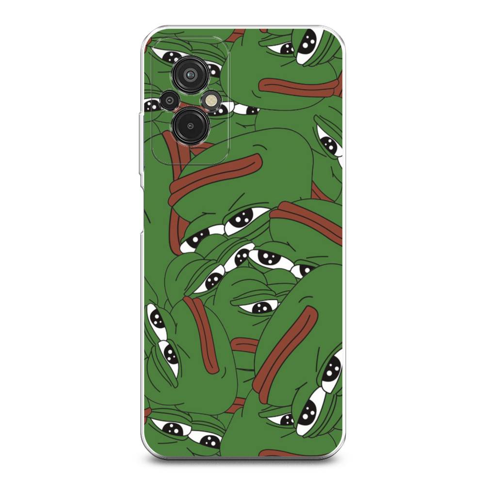 

Чехол Awog на Xiaomi Redmi 11 Prime 4G "Печальный frog", Зеленый;белый, 316850-9