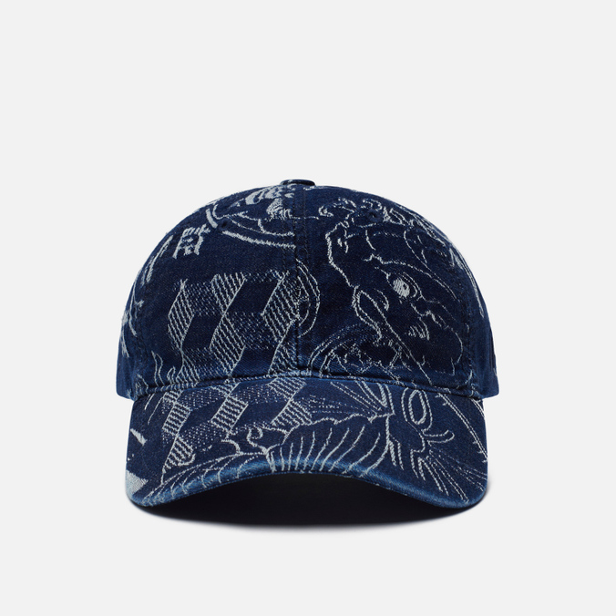 

Бейсболка унисекс Evisu Japanese Pattern All Over Jacquard, синий, Japanese Pattern All Over Jacquard