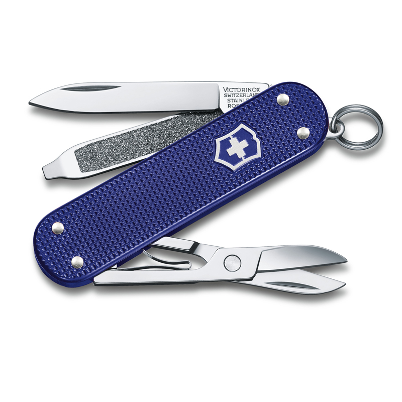 фото Нож-брелок classic sd alox colors "night dive", 58 мм victorinox 0.6221.222g