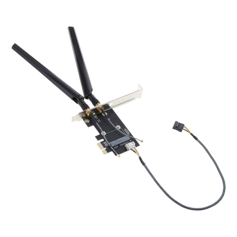 

Приемник Wi-Fi NoBrand для ноутбука; для компьютера Mini PCI-e, Зеленый;белый