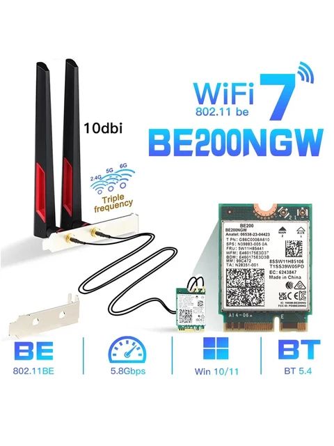 

Приемник Wi-Fi NoBrand для компьютера M.2, Зеленый;белый