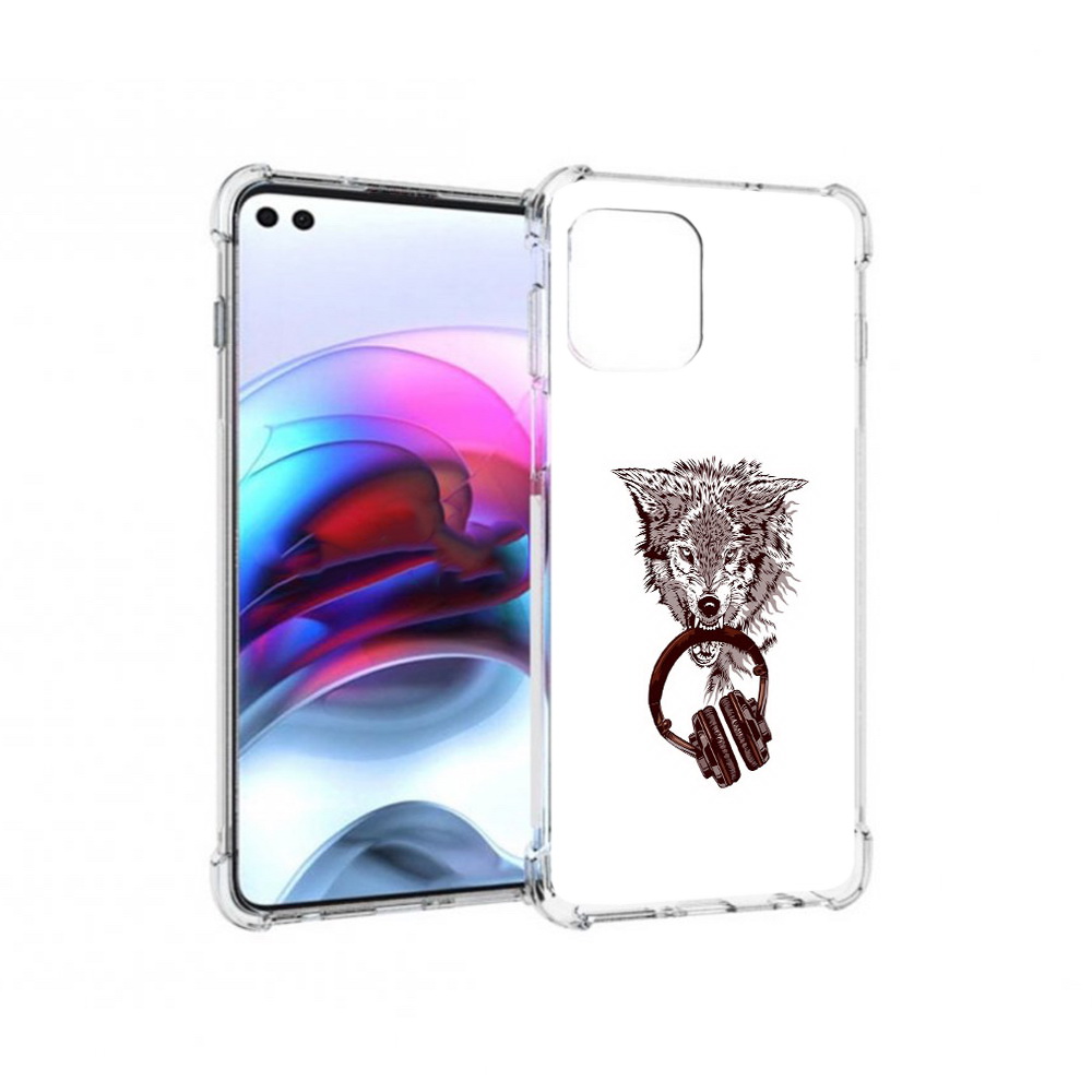 

Чехол MyPads Tocco для Motorola Edge дикий волк (PT157712.351.325), Прозрачный, Tocco
