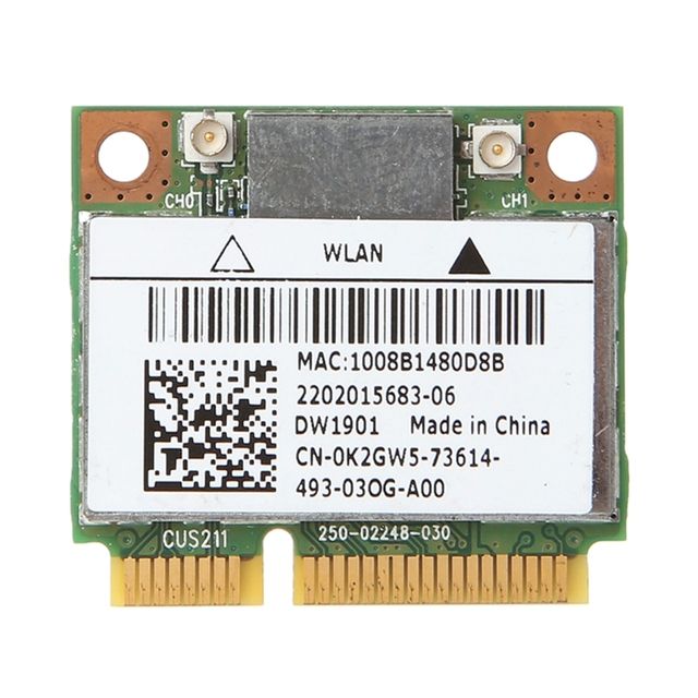 

Приемник Wi-Fi NoBrand для компьютера Mini PCI-e, Зеленый;белый