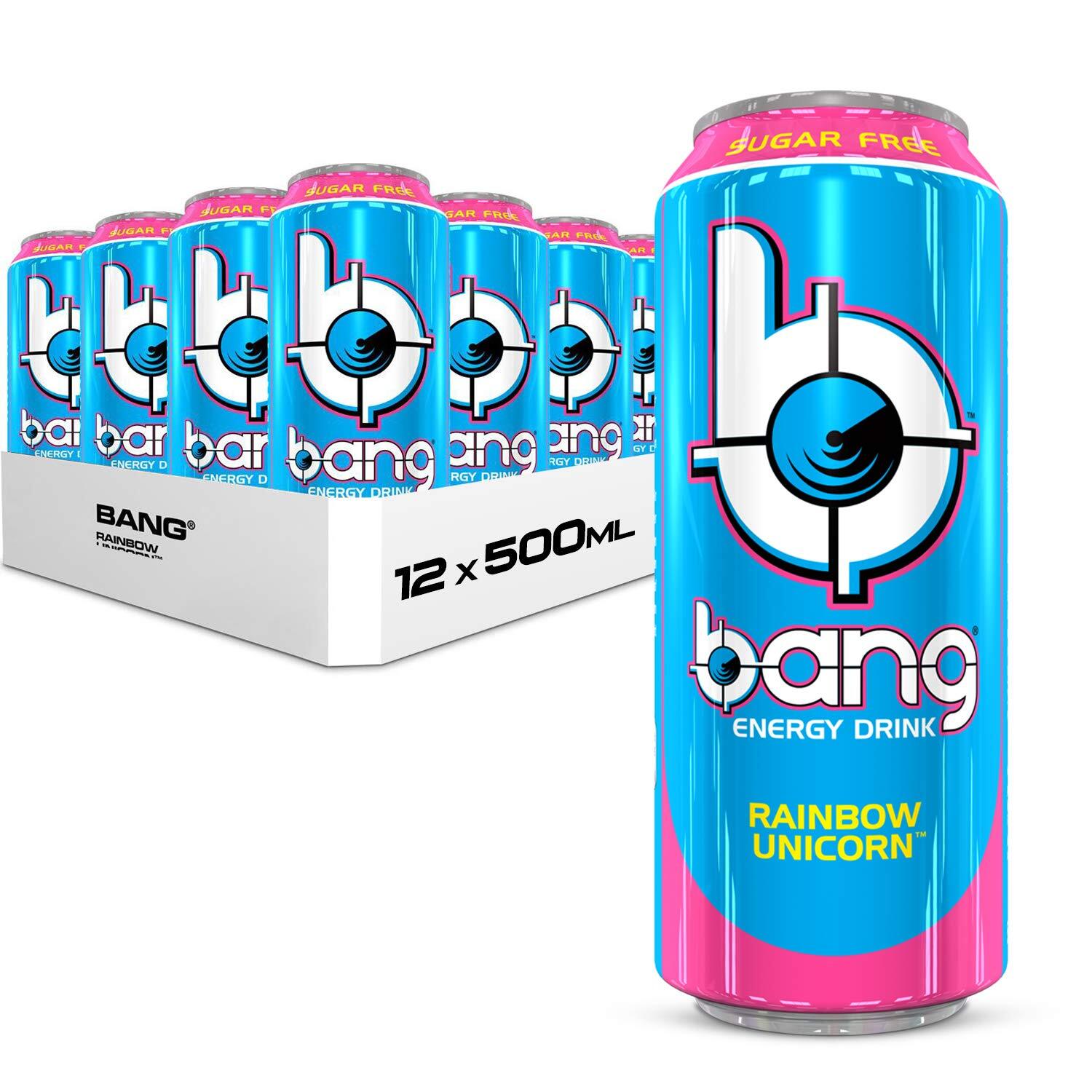 

VPX BANG Энергетик без сахара 12х500мл (вкус Rainbow Unicorn) Энергетический напиток
