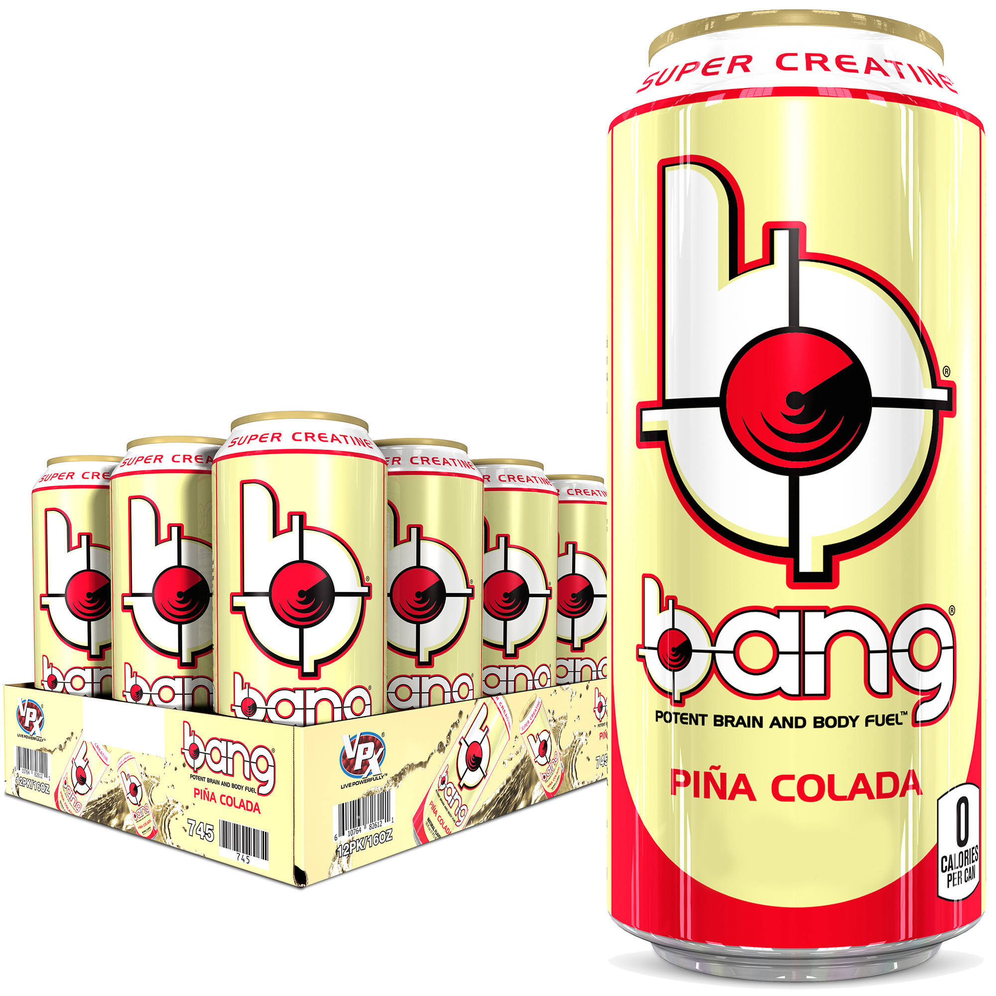 

VPX BANG Энергетик без сахара 12х500мл (вкус Pina Colada) Энергетический напиток