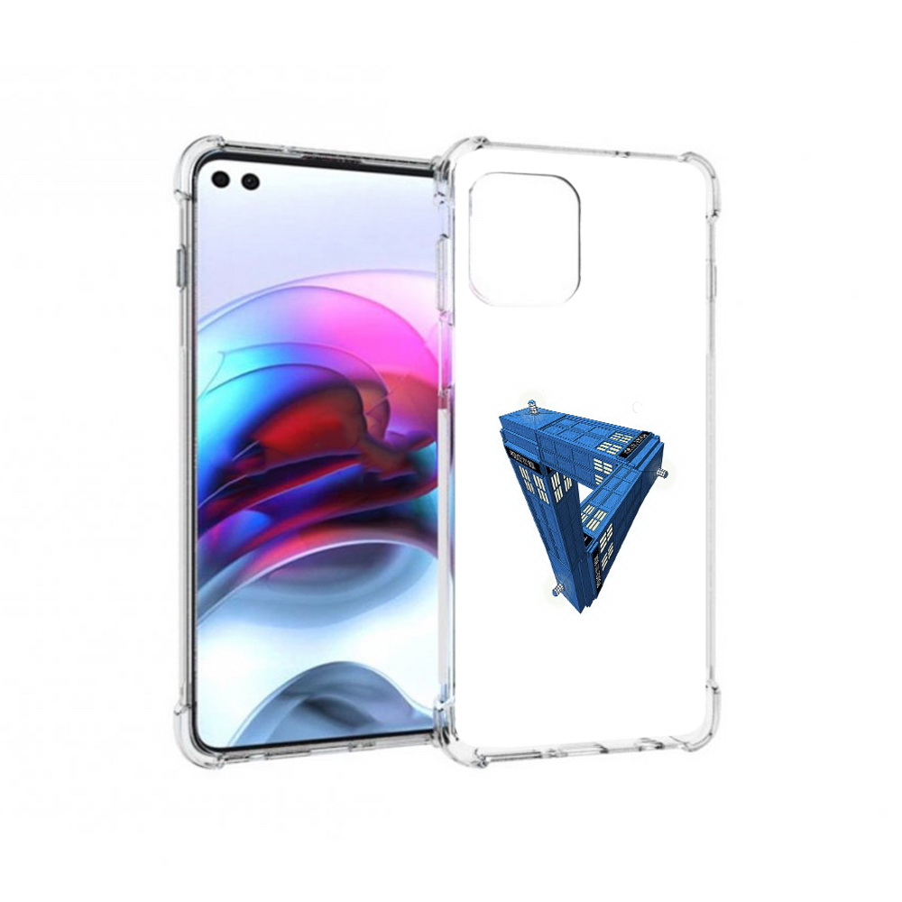 

Чехол MyPads Tocco для Motorola Edge головолока абстракция (PT157712.351.291), Прозрачный, Tocco