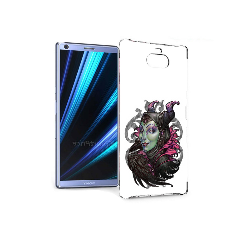 

Чехол MyPads Tocco для Sony Xperia 10 зеленая девушка с вороном (PT125953.225.357), Прозрачный, Tocco