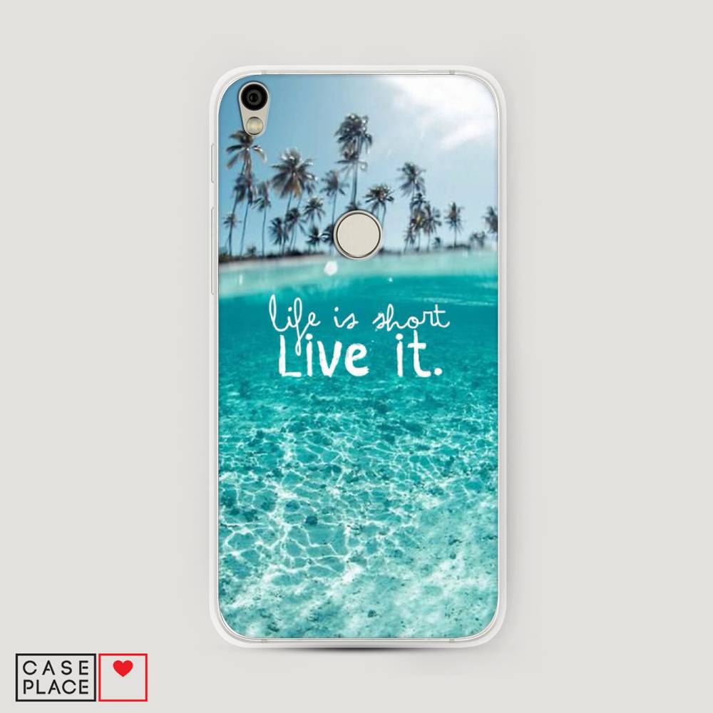 

Чехол Awog на Alcatel Shine Lite / Алкатель Shine Lite "Live it", 170350-7