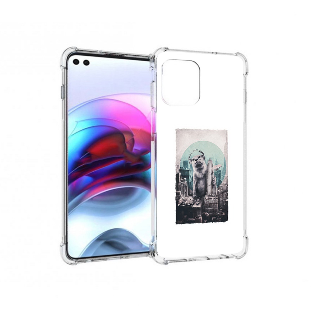 

Чехол MyPads Tocco для Motorola Edge выдра в городе (PT157712.351.283), Прозрачный, Tocco