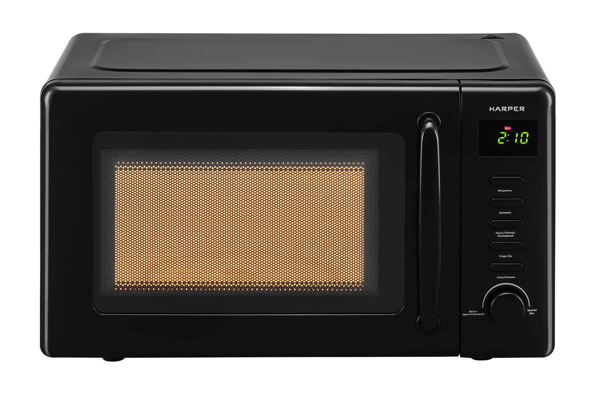 Микроволновая печь соло Harper HMW-20ST02 черный микроволновая печь соло simfer md2260 20 литров 700 вт черная