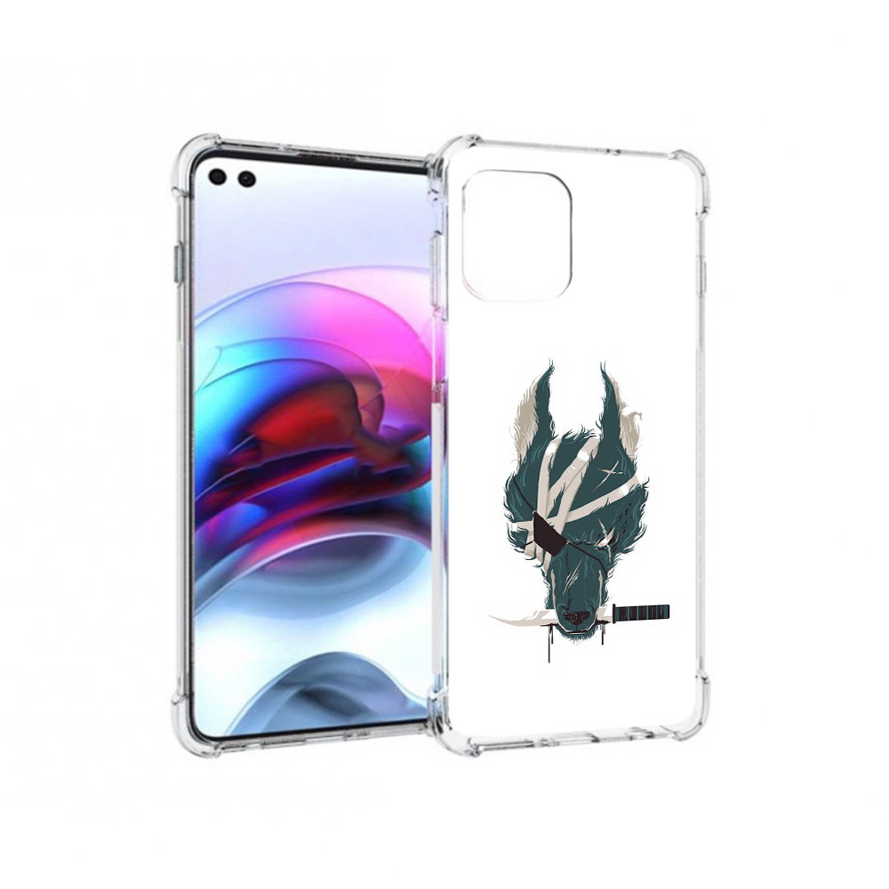 

Чехол MyPads Tocco для Motorola Edge волк-разбойник (PT157712.351.271), Прозрачный, Tocco