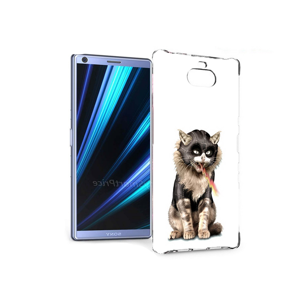 

Чехол MyPads Tocco для Sony Xperia 10 дьяволский кот (PT125953.225.341), Прозрачный, Tocco