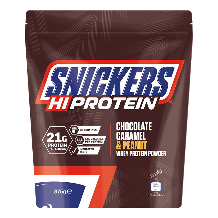 Протеиновая смесь для приготовления напитков, выпечки Snickers Hi Protein Whey Powder,875г