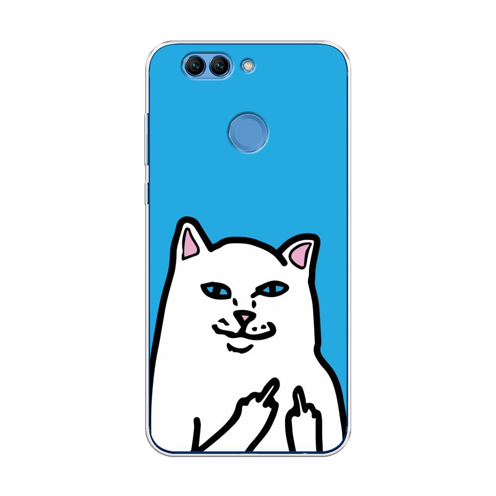 

Чехол Awog на Huawei Nova 2 Plus "Кот жесть", Разноцветный, 63050-9