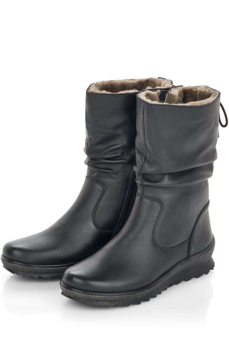

Полусапоги женские REMONTE R8471 черные 37 RU, Черный, R8471-01