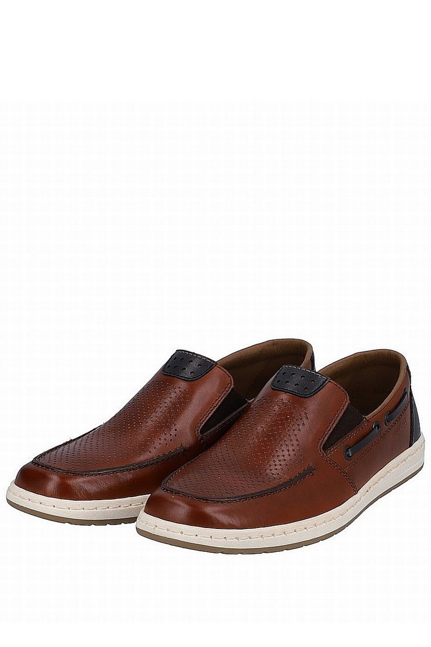 Лоферы мужские Rieker 18266-24 коричневые 42 RU