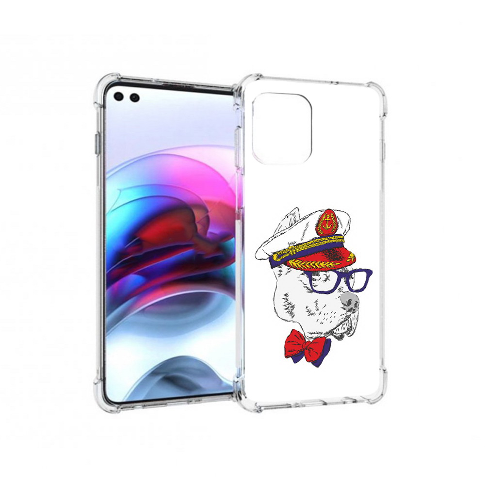 

Чехол MyPads Tocco для Motorola Edge бульдог (PT157712.351.251), Прозрачный, Tocco