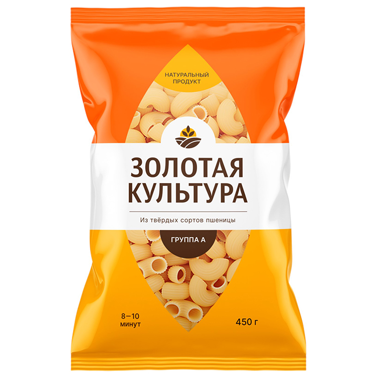

Макаронные изделия Золотая культура Рожки 450 г