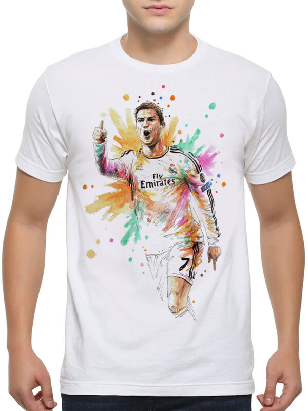 фото Футболка мужская design heroes криштиану роналду / футбол cristiano ronaldo белая 3xl