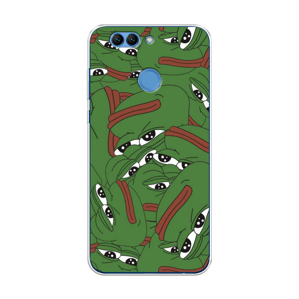

Чехол Awog на Huawei Nova 2 Plus "Печальный frog", Разноцветный, 63050-9