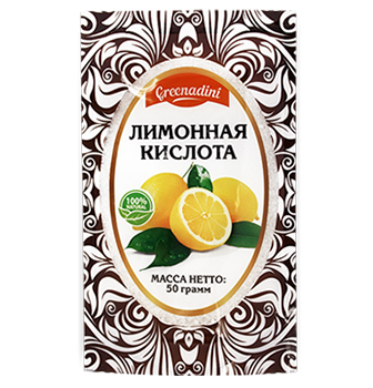 

Лимонная кислота Гринадини 50 г