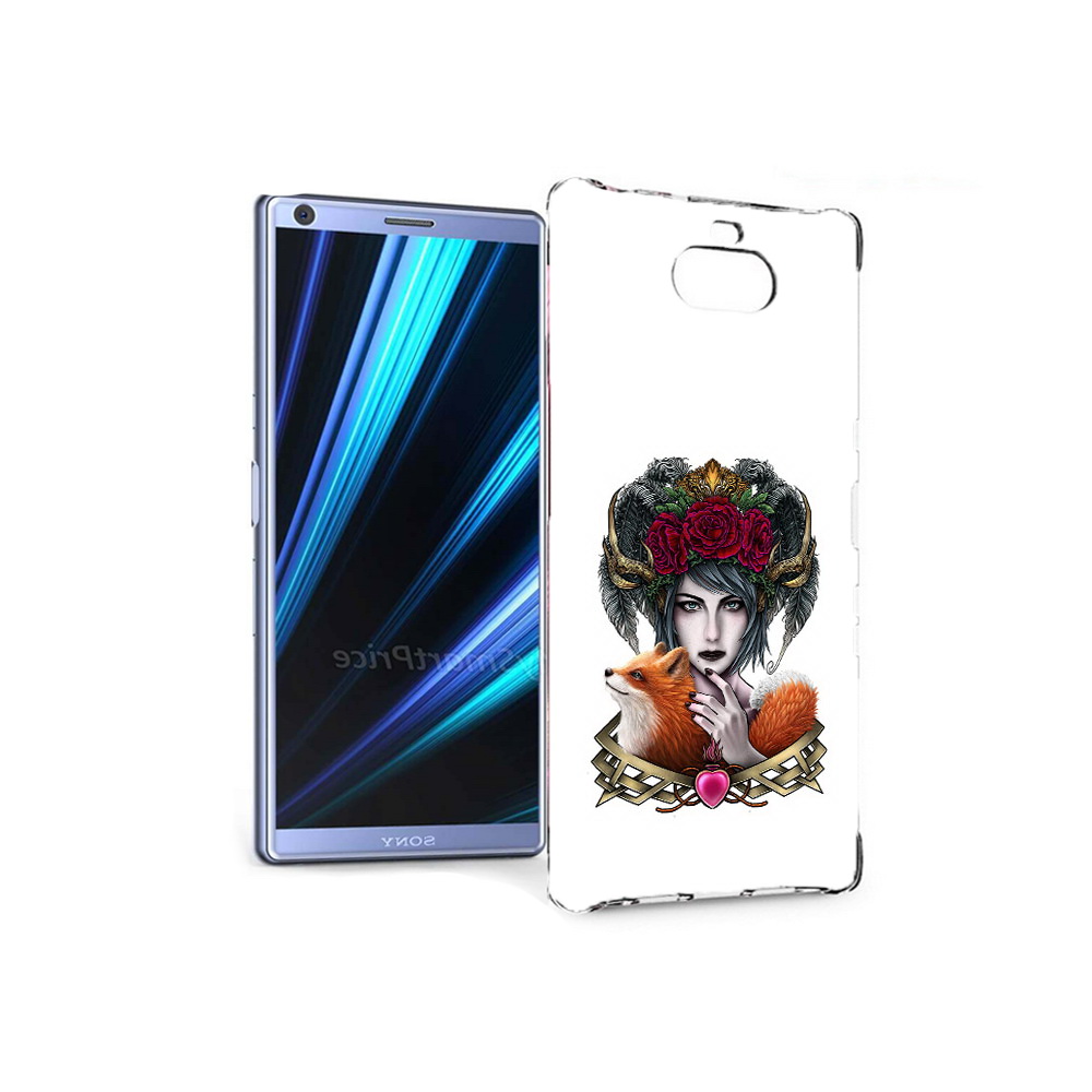 

Чехол MyPads Tocco для Sony Xperia 10 девушка с лисой (PT125953.225.314), Прозрачный, Tocco