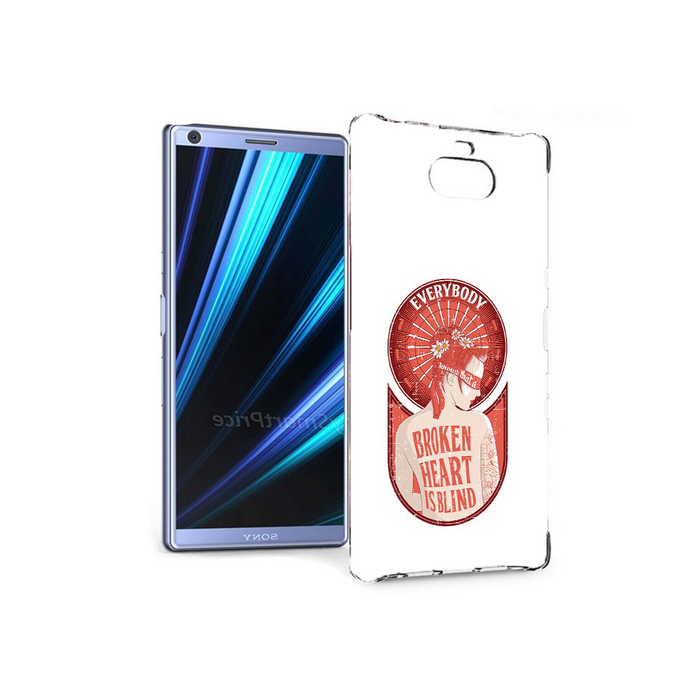 

Чехол MyPads Tocco для Sony Xperia 10 девушка разбитое сердце (PT125953.225.310), Прозрачный, Tocco