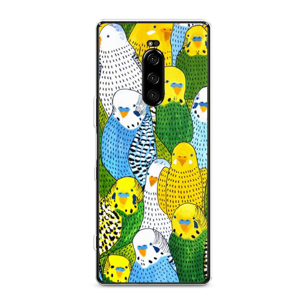 

Чехол Awog на Sony Xperia XZ4/Xperia 1 "Попугаи", Разноцветный, 53850-1