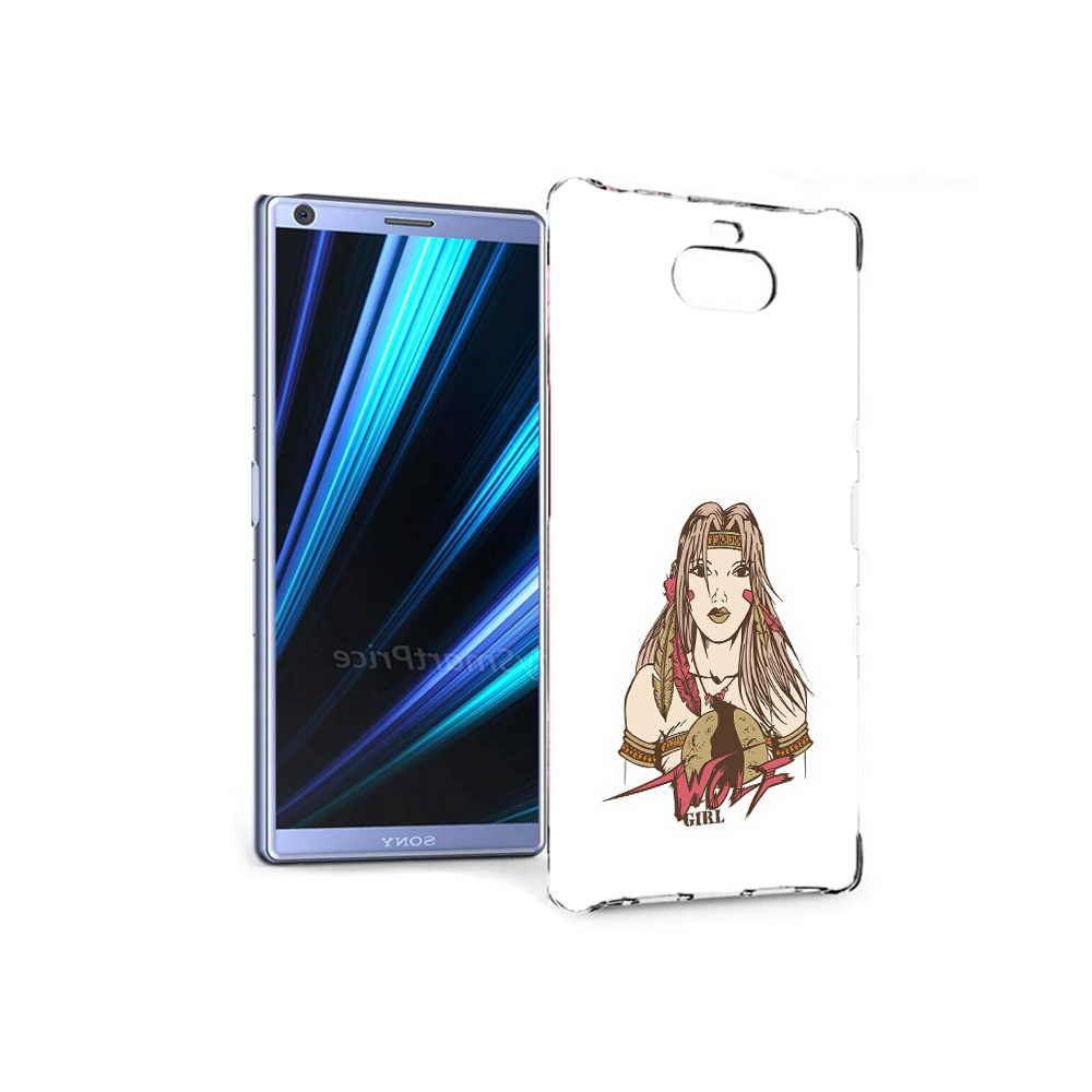 

Чехол MyPads Tocco для Sony Xperia 10 девушка волк (PT125953.225.306), Прозрачный, Tocco